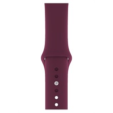 Casetify Apple Watch Seri 1/2/3/4/5/6/7/8/se/ultra 38MM 40MM 41MM Kordon Kayış Bileklik Klasik Silikon Mürdüm