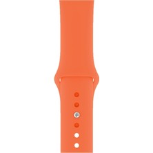 Dijimedia Apple Watch Seri 1/2/3/4/5/6/7/8/se/ultra 38MM 40MM 41MM Kordon Kayış Bileklik Klasik Silikon Açık Kremit