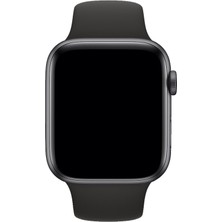 Dijimedia Apple Watch Seri 1/2/3/4/5/6/7/8/se/ultra 38MM 40MM 41MM Kordon Kayış Bileklik Klasik Silikon Siyah