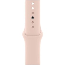 Dijimedia Apple Watch Seri 1/2/3/4/5/6/7/8/se/ultra 42MM 44MM 45MM 49MM Kordon Kayış Bileklik Klasik Silikon Pink Sand