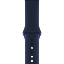 Casetify Apple Watch Seri 1/2/3/4/5/6/7/8/se/ultra 42MM 44MM 45MM 49MM Kordon Kayış Bileklik Klasik Silikon Dark Blue