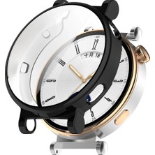 Kreton Huawei Watch Gt4 41MM Uyumlu Kasa ve Ekran Koruyucu 360 Tam Koruma Silikon Kılıf