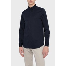 Armani Exchange Streç Pamuklu Slim Fit Gömlek Erkek Gömlek 8nzcbd ZN10Z 1510