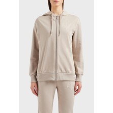 Armani Exchange Pamuklu Loose Fit Kapüşonlu Sweat Bayan Sweat 3DYM10 Yjebz 1786