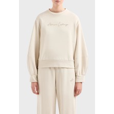 Armani Exchange Pamuklu Regular Fit Bisiklet Yaka Sweat Bayan Sweat 3DYM13 Yjffz 1787