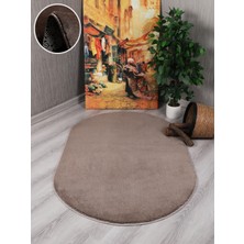 My Evilla Modern Dekoratif Kaymaz Taban Simirna Oval Halı Yolluk