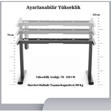 Yükseklik Ayarlı Masa Mekanizması - Elektronik Masa Mekanizması - Elektrikli Yükseklik Ayarlıklı Masa -Yüklik Ayarlı Masa