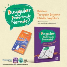 Yeni Aile Çocuk Yayınları Duygular Bedenimde Nerede? "duki'nin Terapötik Duygu Boyama Sayfaları Seti"  Klinik Psikolog Çağla Tuğba Selveroğlu