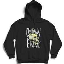The Fame Crown The Empire, Rock Metal Müzik Grubu Kapüşonlu Sweatshirt Hoodie