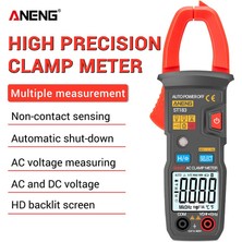 Puthing Aneng ST183 Dijital Pens Metre Ac Akım 6000 Sayım True Rms Multimetre Dc/ac Gerilim Test Cihazı Hz Kapasite Ncv Ohm Testleri (Yurt Dışından)