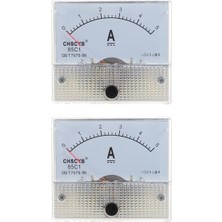 Puthing 2x 85C1-A Analog Akım Panel Metre Dc 5A Amp Ampermetre (Yurt Dışından)