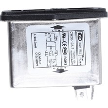 Puthing 2 Adet Aksesuar: 1 Adet Lehim Pabucu Terminalleri Iec 320 C14 Emı Filtresi ve 1 Adet Dm 55-1 LCD Dijital Voltmetre Us Plug (Yurt Dışından)