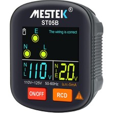 Puthing Mestek ST05 Soket Test Cihazı Çıkış Test Cihazı Rcd Gfcı Ncv Testi Abd Tak (Yurt Dışından)