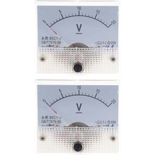 Puthing 2x Dc 0-20V 85C1-V Sınıf 2.5 Voltmetre Analog Volt Panel Metre (Yurt Dışından)