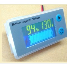 Puthing 10-100V LCD Araba Asit Kurşun Lityum Pil Kapasitesi Göstergesi Dijital Voltmetre (Yurt Dışından)