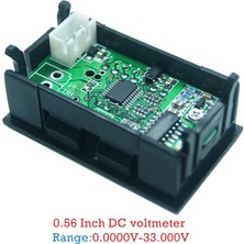 Puthing Nanlıy- Dijital 0.56 Inç LED Ekran 5 Bit Dc 0-33.000 V Voltmetre Gerilim Ölçer Test Cihazı (Yurt Dışından)