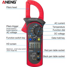 Puthing Dijital Kelepçe Multimetre Direnç Ohm Transistör Test Cihazları Ac/dc Akım Voltmetre Pens Metre (Yurt Dışından)