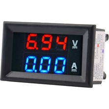 Bettyabecky 3 Adet LED Dijital Dc 0-100 V 10A Gerilim Amp Volt Metre Paneli Çift Voltmetre Ampermetre Test Cihazı (Yurt Dışından)