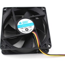 Bettyabecky Taşınabilir Bilgisayar DC12V 8cm Pc Bilgisayar Cpu Soğutma Fanı Soğutucu Süper Sessiz (Yurt Dışından)