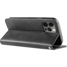 Yihang Boutique Iphone 15 Için Kılıf Pro Deri Folio Flip Case Kart ile Tam Koruma (Yurt Dışından)