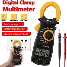 Bettyabecky LCD Dijital Kelepçe Multimetre Multitester Elektrik Klip Metre Gerilim Direnç Diyot Test Cihazı Ampermetre Test Probu ile (Yurt Dışından)