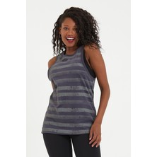 Polo State Kadın %100 Pamuk Biye Detaylı Atlet Antrasit