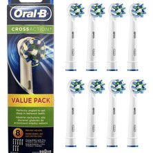 Silver Umbrella Oral-B Yedek Elektrikli Diş Fırçası Başlığı Yedek Çapraz Hareketli, Dişlerin Arasına Derinlemesine Girecek Şekilde Mükemmel Açılı, 8 Sayım (Yurt Dışından)