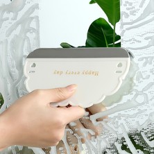 Silver Umbrella Ev Aletleri Ayna Temizleyici Çekçek Mutfak Banyo Tezgahı Kazıyıcı Bulut Şekli Silikon Cam Pencere Sileceği Mini Araç Ön Cam Temizleme Fırçası (Yurt Dışından)
