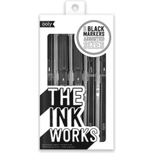 Ooly  Siyah Ooly The Ink Works 5’li Keçeli Kalem