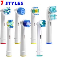 Silver Umbrella Elektrikli Oral B Diş Fırçası Kafaları 7/14 Adet Yedek Parça Fırçalar Oral B 3D Excel Diş Fırçası Için 7 Stil Yedek Nozullar (Yurt Dışından)