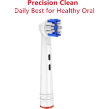 Silver Umbrella Oral B Kafaları Için Yedek Fırça Kafası Braun Oral-B D12 D16 Junior Vitality Nozulları Için Diş Fırçası Kafaları D20 DB4510/6500 (Yurt Dışından)