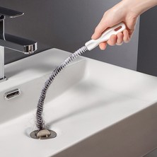 Silverum Brella 45 cm Boru Tıkanıklık Açma Fırçası Taşınabilir Kanalizasyon Anti-Blokaj Temizleyici Ev Banyo Lavabo Temizleme Çubuğu (Yurt Dışından)