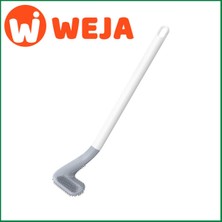 Silver Umbrella [weja]tuvalet Fırçası Ev Ölü Olmayan Uzun Saplı Tuvalet Artefakt Duvara Monte Taban Boşluğu Golf Silikon Tuvalet Fırçası (Yurt Dışından)