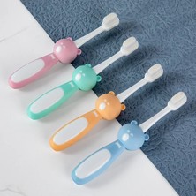 Silver Umbrella Yeni Çocuk Milyon Nano Kıl Bebek Yumuşak Diş Diş Fırçası (2-6 Yaşında) Dil Kaplama Kazıma Bir Çevre Dostu Ürün (Yurt Dışından)