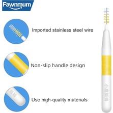 Silver Umbrella Fawnmum Diş Arası Fırçası Parantez Için 10 Adet/takım Temizleme Fırçaları Parantez Diş Hekimliği Aracı Diş Bakımı Diş Malzemeleri Kürdan (Yurt Dışından)