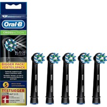 Silver Umbrella Oral-B 5'li Orijinal Yedek Siyah Diş Fırçası Başlıkları Yedek Paketi  Dişlerin Arasına Derinlemesine Girecek Şekilde Mükemmel Açılı (Yurt Dışından)