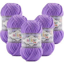 Alize Velluto 5'li 43 Lavanta El Örgü Ipliği