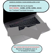 McStorey Macbook Pro 16.2 inç Touchpad Trackpad Sticker Koruyucu A2485 A2780 A2991 ile Uyumlu