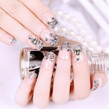 Xhltd Nail Art Rhinestones Set Süsleme Kalem Süslemeleri Tırnak Taş Taşlar 3D Cam Kristal Pikap Cımbız Silikon Tırnak Rhinestone Aracı3pcs | Süsleyen Araçlar (Yurt Dışından)