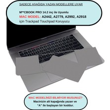 McStorey Macbook Pro 14.2 inç Touchpad Trackpad Sticker Koruyucu A2442 A2779 A2992 A2918 ile Uyumlu