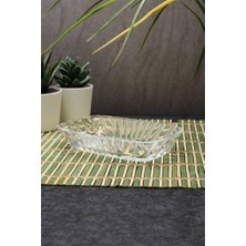 Paşabahçe 53702 Mezze Cam 2li Çerezlik Meze Tabağı Kahvaltılık 16CM
