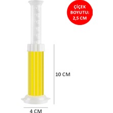 Omilife Tuvalet Temizleme Jeli Klozet Jel Blok Koku Giderici Desenli Klozet Jeli Sarı