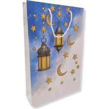 Roco Paper Co. Roco Paper Karton Çanta Ramazan Tema Baskılı 26*40*8 cm 10 Adet