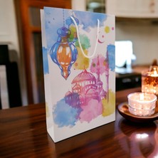 Roco Paper Co. Roco Paper Karton Çanta Ramazan Tema Baskılı 26*40*8 cm 10 Adet