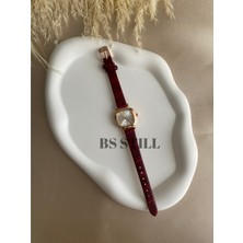 Quartz Bs Stıll Retro Minimal Vintage Deri Kordon Kadın Kol Saati