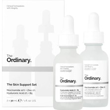 The Ordinary The Skin Support Set - Niacinamide 10% + Zinc 1% 30 ml & Hyaluronic Acid 2% +B5 30 ml