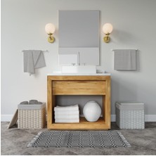 Tropik Home Ethnic Banyo Paspası, Siyah Beyaz Banyo Paspası, Püsküllü Banyo Paspası ve Banyo Perdesi Takımı