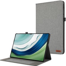 XFashion Huawei Matepad Pro 13.2 Kılıf Kumaş Doku Tablet Deri Kapak Kart Tutucu (Yurt Dışından)