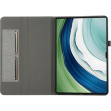 XFashion Huawei Matepad Pro 13.2 Kılıf Kumaş Doku Tablet Deri Kapak Kart Tutucu (Yurt Dışından)