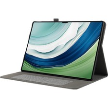 XFashion Huawei Matepad Pro 13.2 Kılıf Kumaş Doku Tablet Deri Kapak Kart Tutucu (Yurt Dışından)